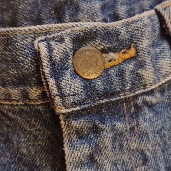 NWT Vintage 80 90s Wrangler High-rise Relaxed fit blue jeans size 12 long - Picture 5 of 12